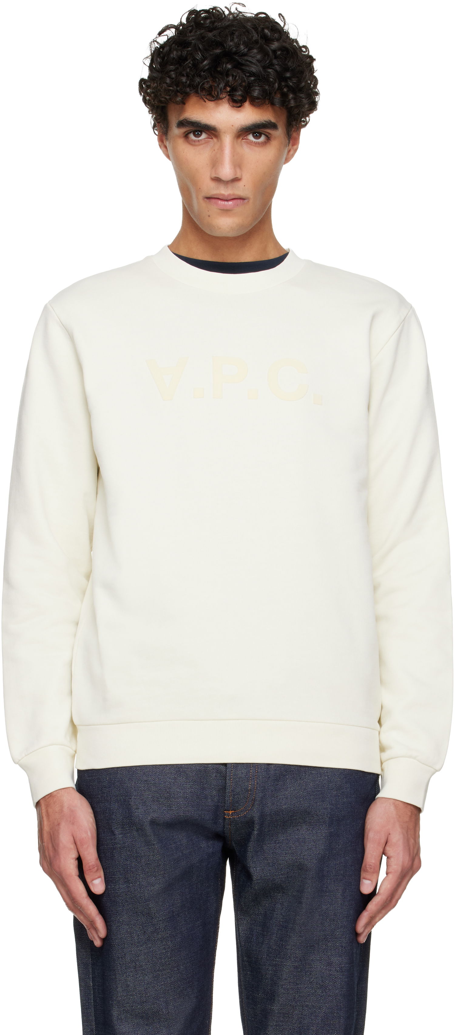 Суитчър A.P.C. Standard Grand 'VPC' Sweatshirt Бежово | COHMC-M27907, 0