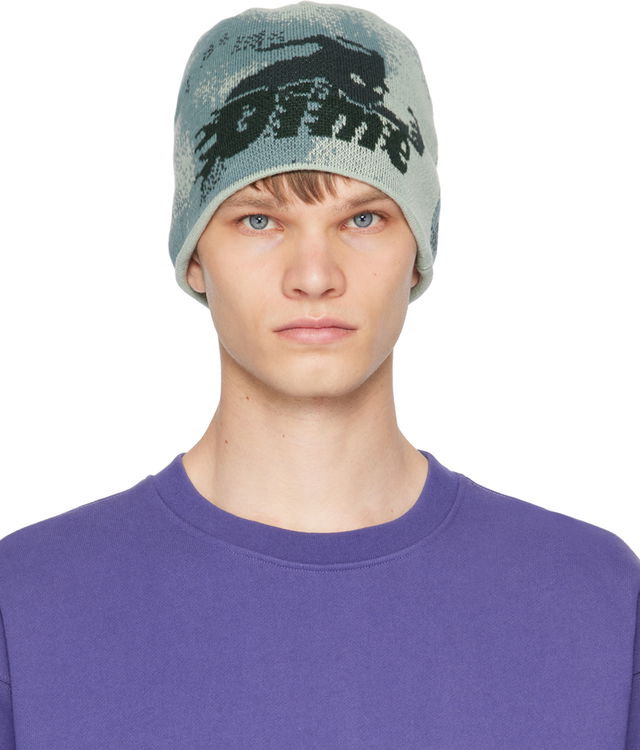 Blue Final Skull Cap Beanie