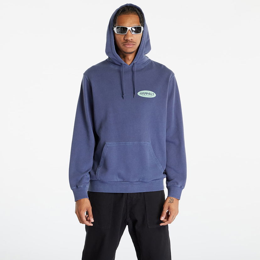 Суитчър GRAMICCI Freedom Oval Hooded Sweatshirt Тъмно синьо | G3FU-J079 Navy Pigment