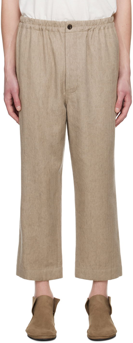 Xander Drawstring Linen Trousers