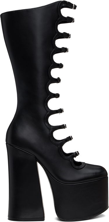 Облекло Marc Jacobs Marc Jacobs 'The Kiki' Platform Knee-High Boots Черно | 3F3FBO001F02, 0