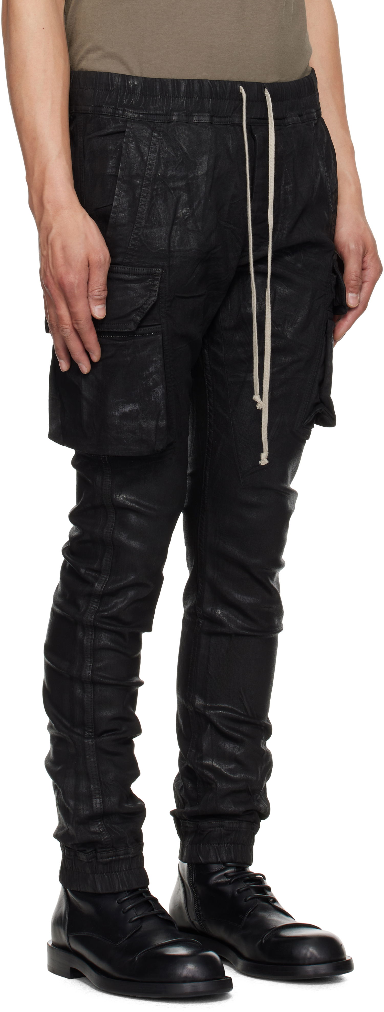Карго панталони Rick Owens Rick Owens DRKSHDW Hollywood Mastodon Cut Cargo Pants Черно | DU01E3386 SCF, 1