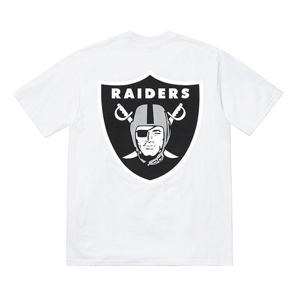 Тениска Supreme Raiders NFL Crossover Pocket Short Sleeve Tee Бяло | SUP-SS19-10308, 0