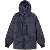 Яке Stone Island Crinkle Reps Hooded Down Тъмно синьо | 7915407-V0020, 1