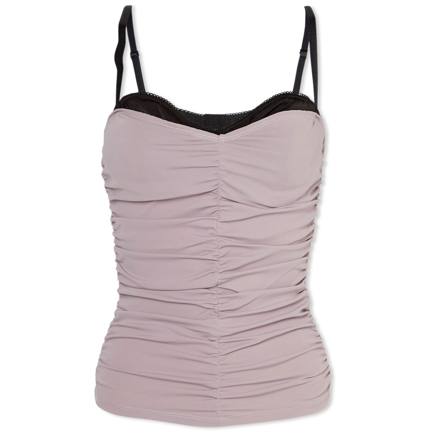 Потник Miaou Miaou Renzo Ruched Cami Top Лилаво | 7064TKTAU, 0