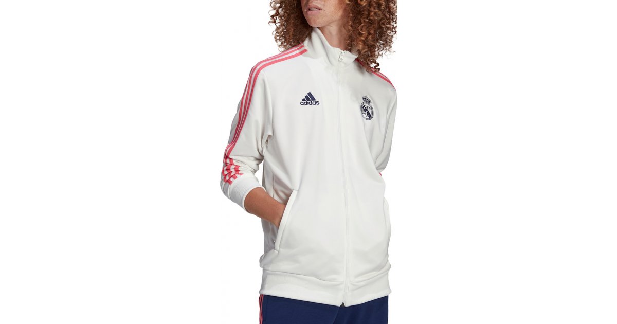Яке adidas Originals Real Madrid 3-Stripes Track Jacket Бяло | gh9996, 1