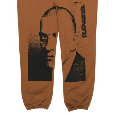 Спортни панталони Pleasures Brown Backbone Sweatpants Кафяво | P21F004, 1