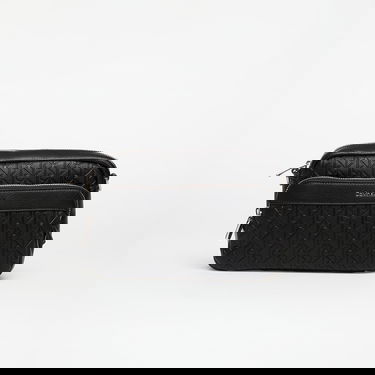 Чанта през рамо CALVIN KLEIN Calvin Klein Emblem Aop Emboss Crossover Bag Черно | LV04D3203G UB1, 0