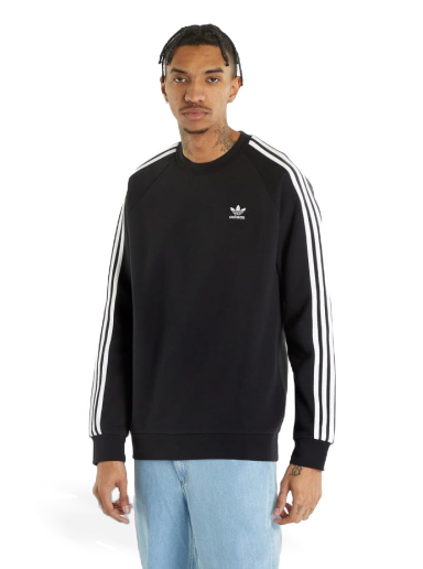 Adidas 3 Stripe Crew Sweat