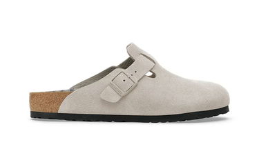Кецове и обувки Birkenstock Boston BS Suede Leather Regular Fit Clog Бежово | 1030622, 3
