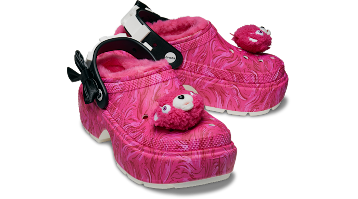 Кецове и обувки Crocs Fortnite X Stomp Lined Cuddle Team Leader Clogs Розово | 210497-9DD, 1