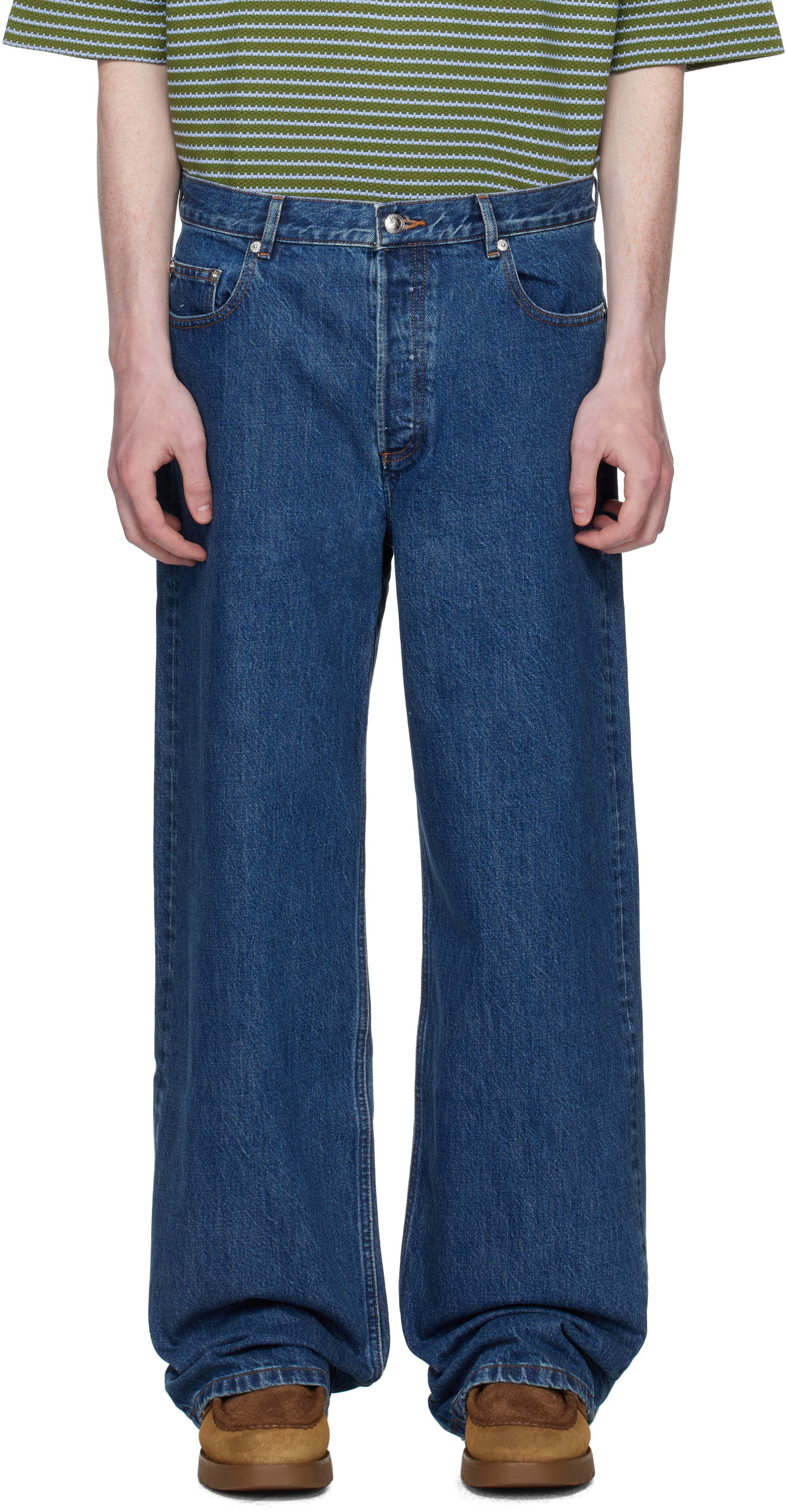 Дънки A.P.C. A.P.C. Aaron Jeans Синьо | COHJK-H09182, 0
