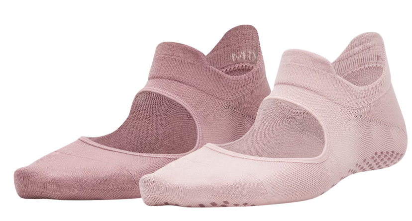 Чорапи Under Armour Under Armour Breathe Balance 2-Pack Ankle Socks Розово | 1373336-673