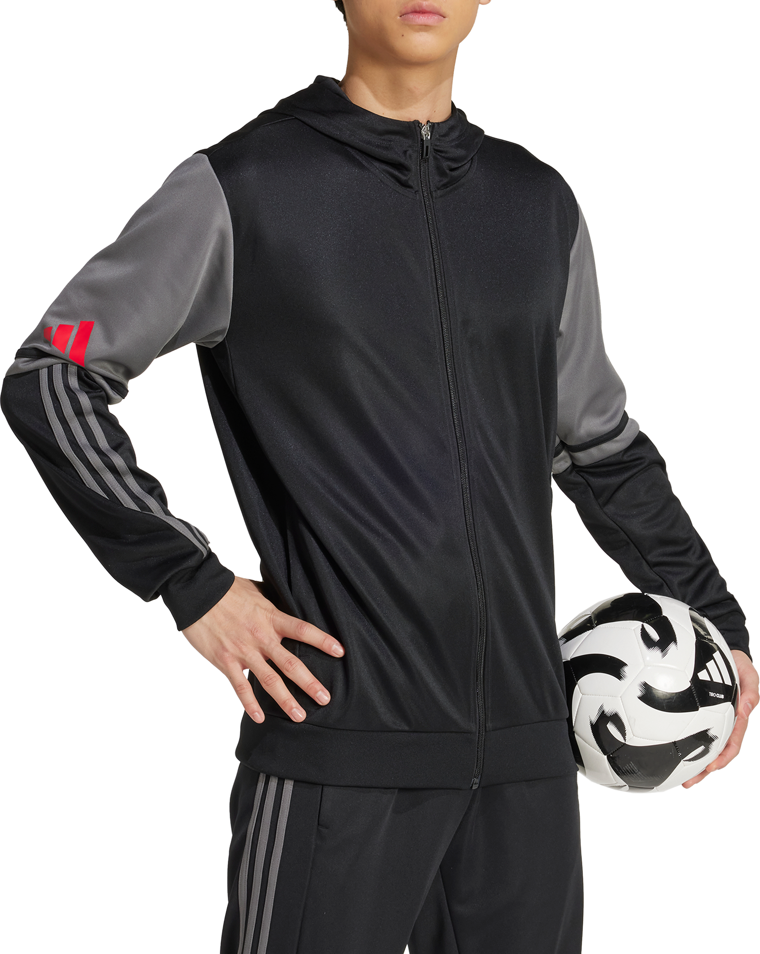 Суитчър adidas Originals adidas Squadra 25 Hooded Jacket Черно | jd6088, 0