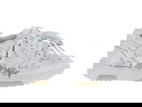 Out Of Office OOO "For Walking" Low Tops Distressed White White W