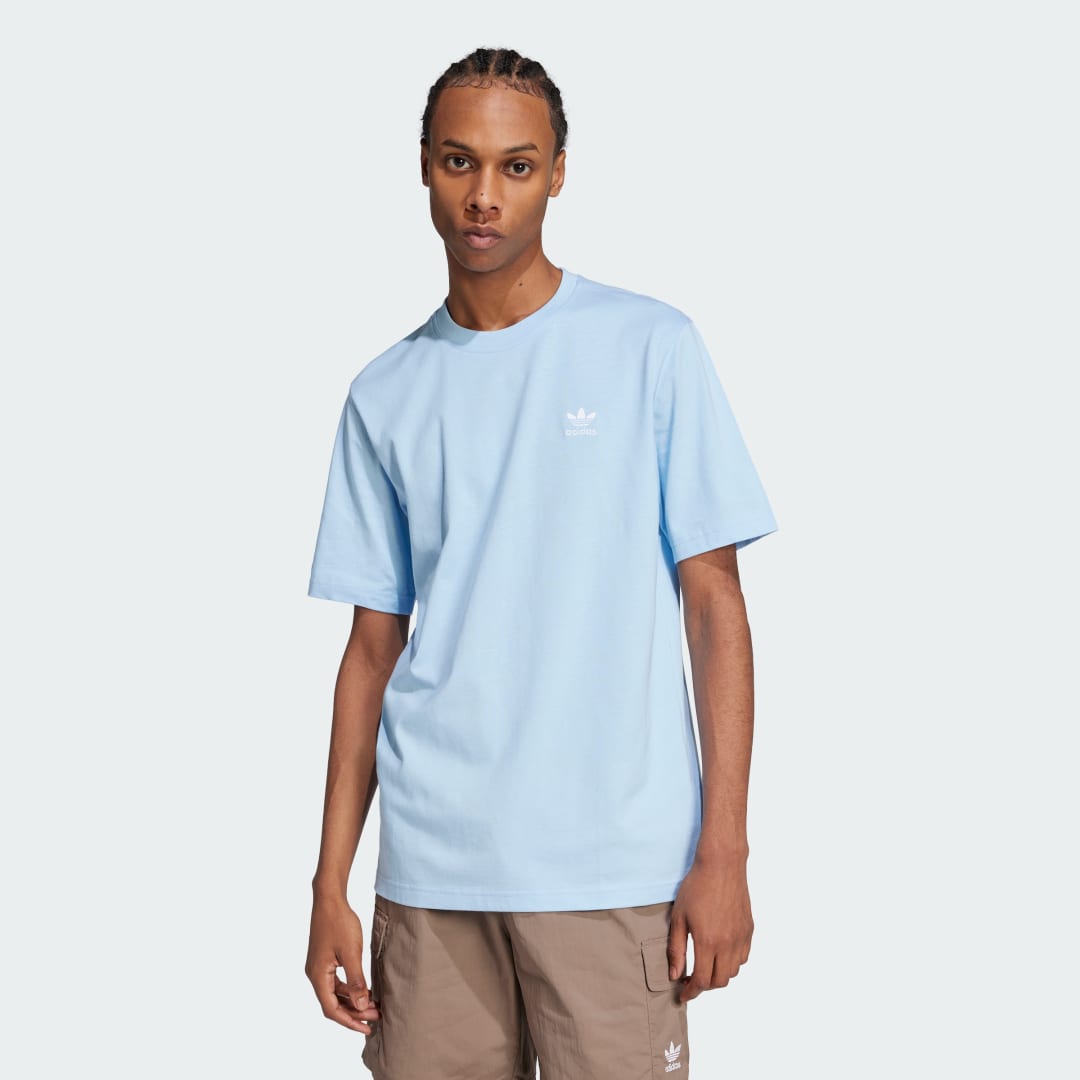 Тениска adidas Performance Trefoil Essentials T-Shirt Синьо | JN0236, 0