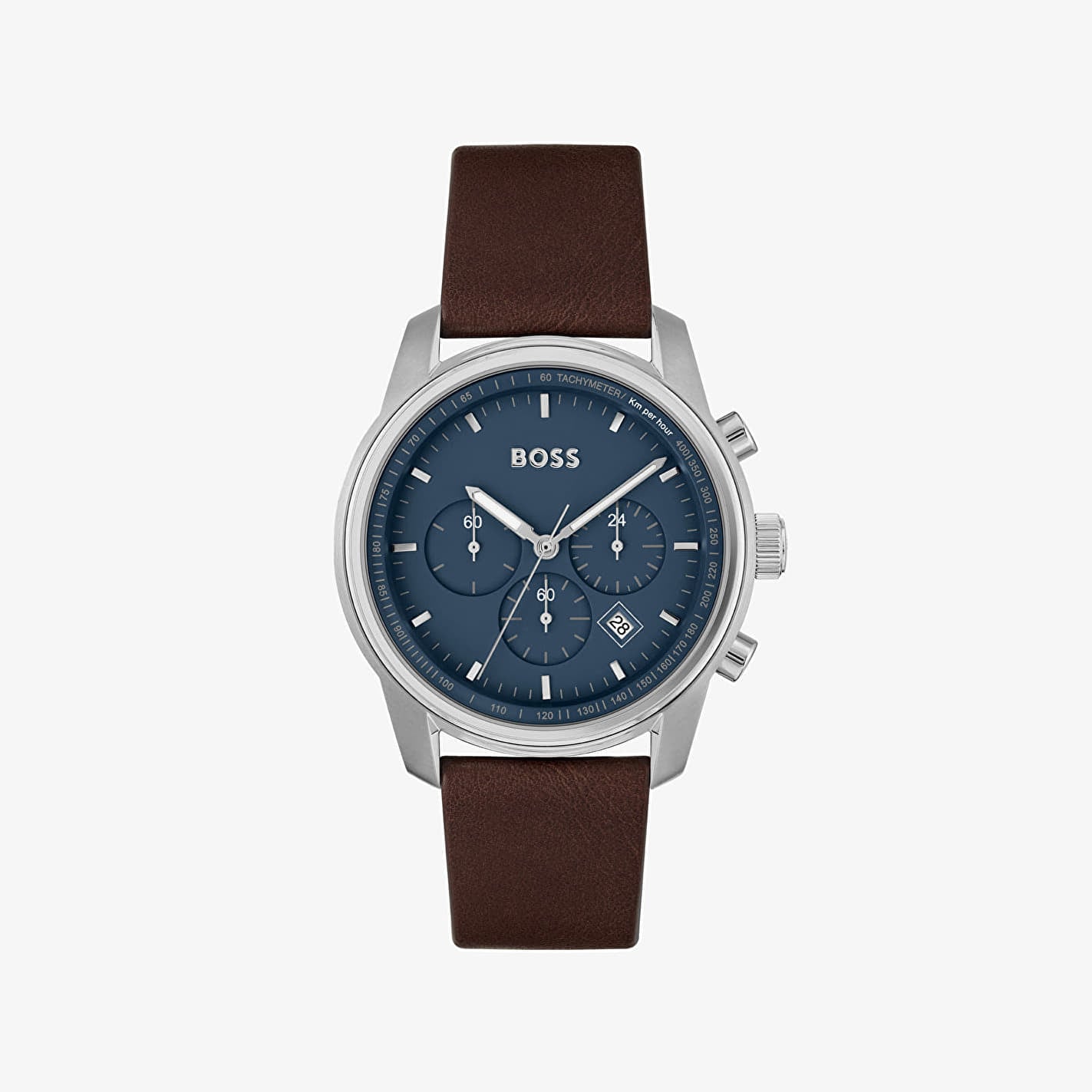 Часовник BOSS Watch Trace Chronograph Tachymeter Металик | 1514002, 1