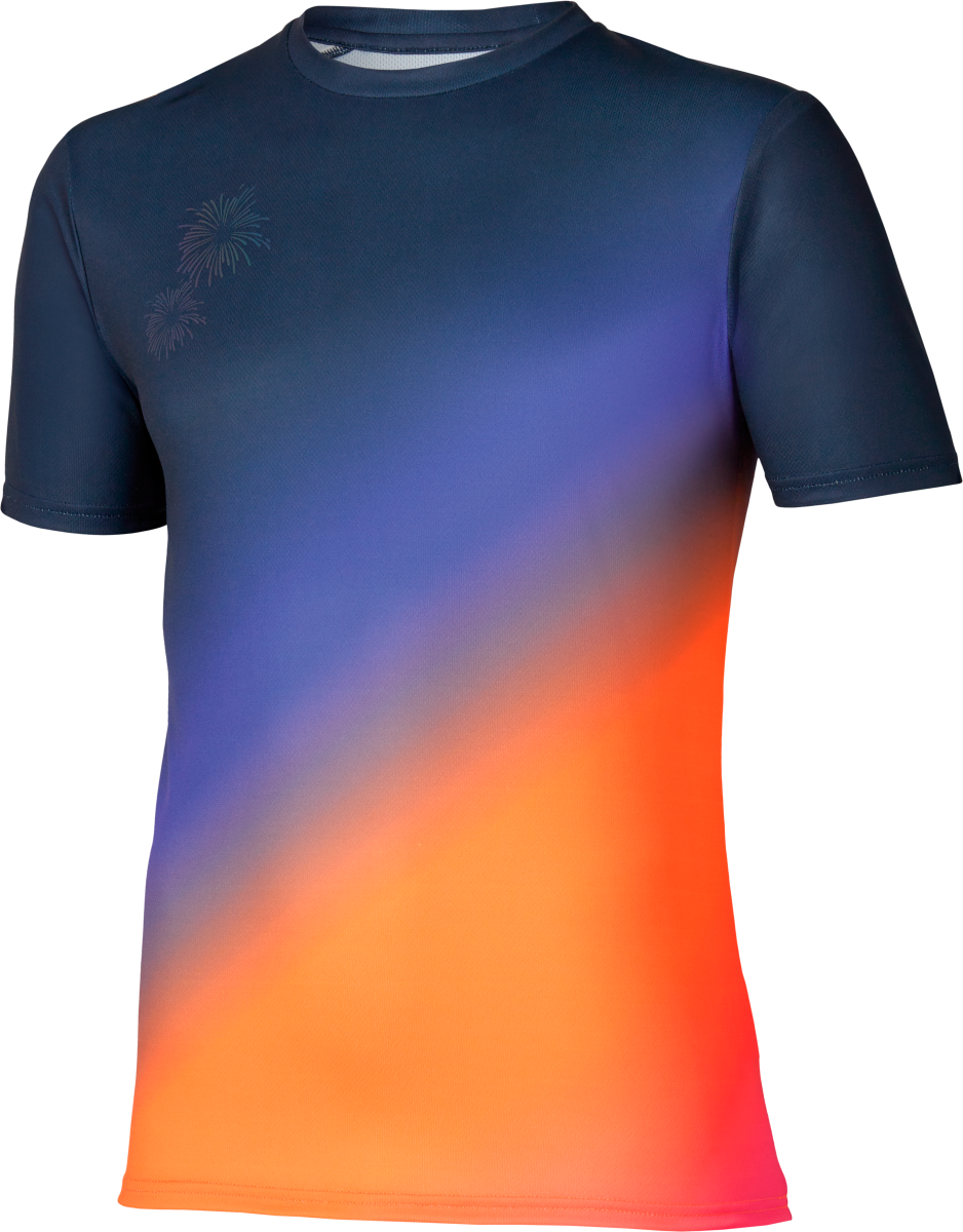 Тениска Mizuno Mizuno Hanabi T-Shirt Многоцветен | j2gac550-97, 0