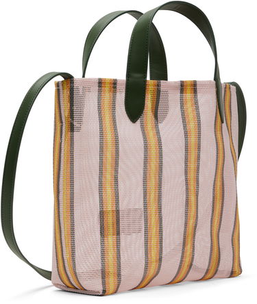 Голяма пазарска чанта KENZO Kenzo 'KENZO Coast Lines' Small Tote Bag Розово | FF68SA410FS1, 2