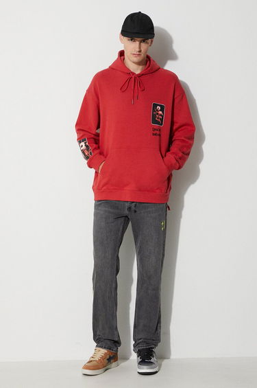 Суитчър Ksubi Hoodie With Graphic Print Червено | MPF23FL001, 1
