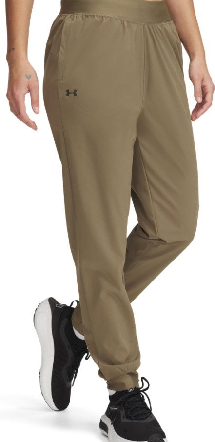 Панталони Under Armour Under Armour UA Rival Hi Rise Woven Pants Зелено | 1382727-251, 0