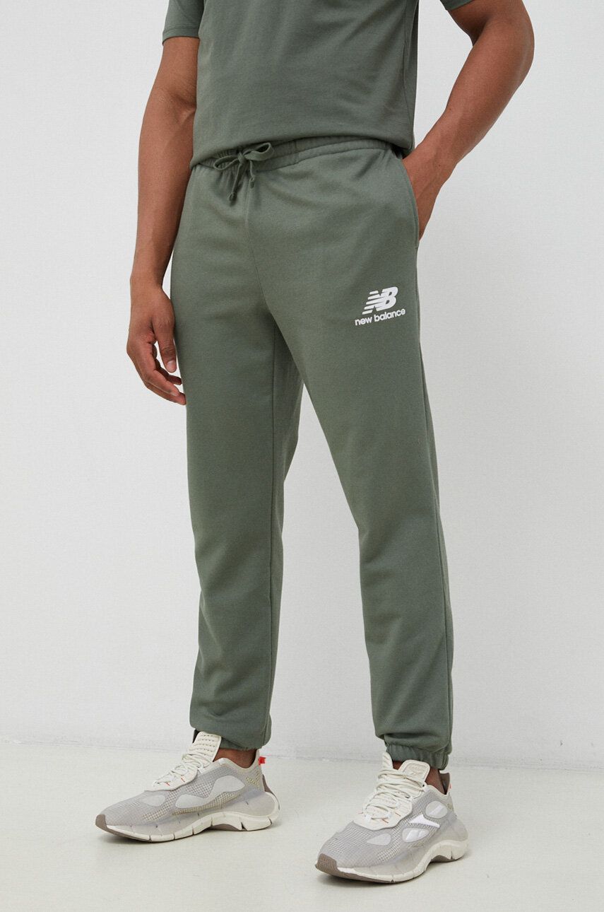 Спортни панталони New Balance Sweatpants Зелено | MP31539DON, 0