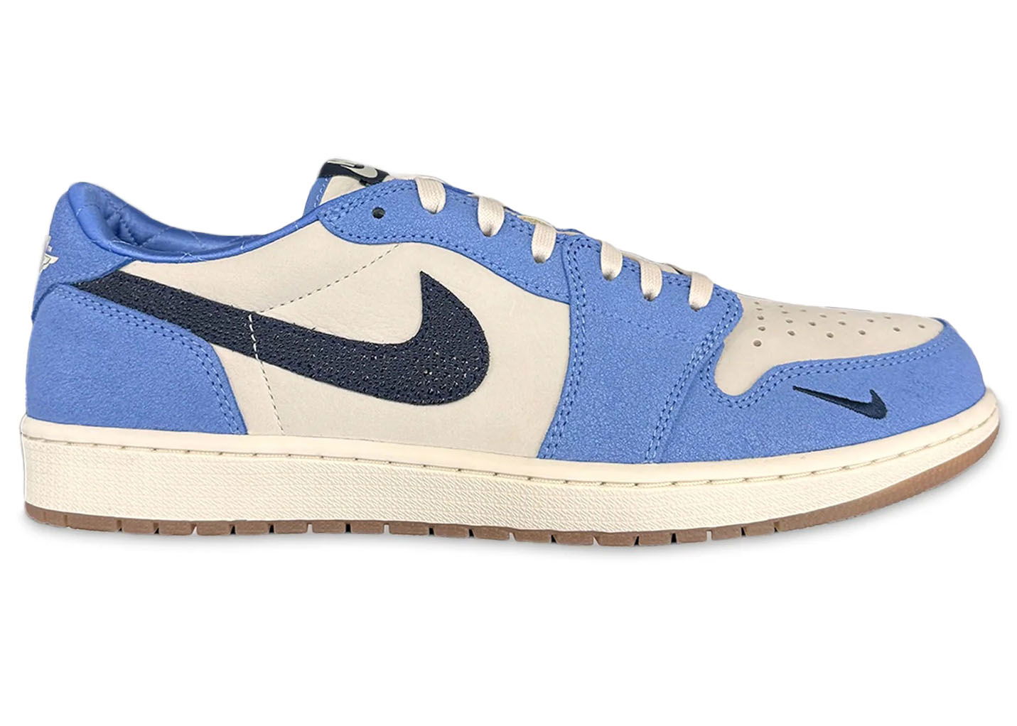 Кецове и обувки Jordan 1 Retro Low OG UNC PE (2023) "Coconut Milk/Valor Blue" Синьо | 1521391, 0