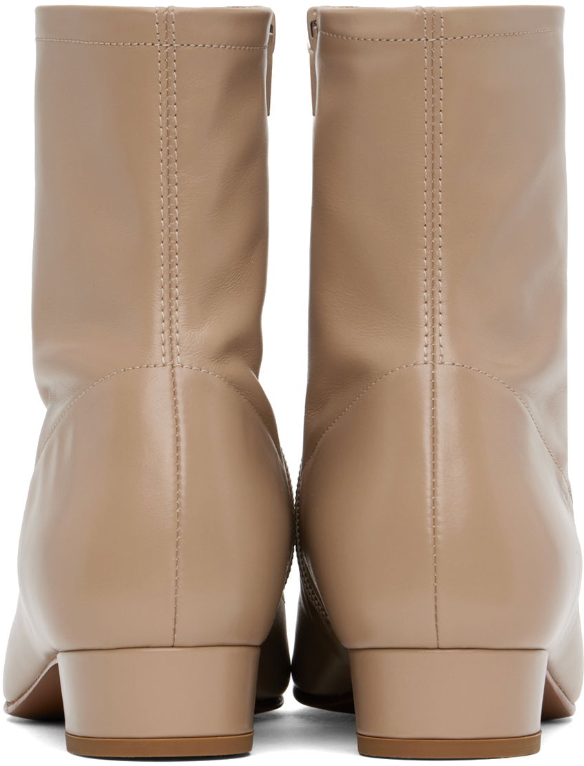 Облекло BY FAR BY FAR Este Ankle Boots Бежово | 23PFESTTPNAP, 1