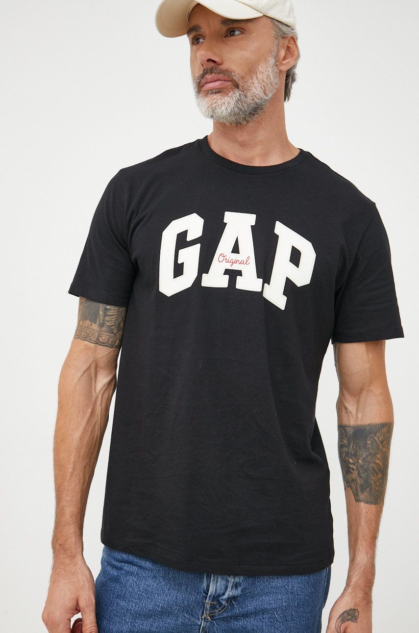 Тениска GAP T-shirt Черно | 471777.07TRUEBLAC, 0