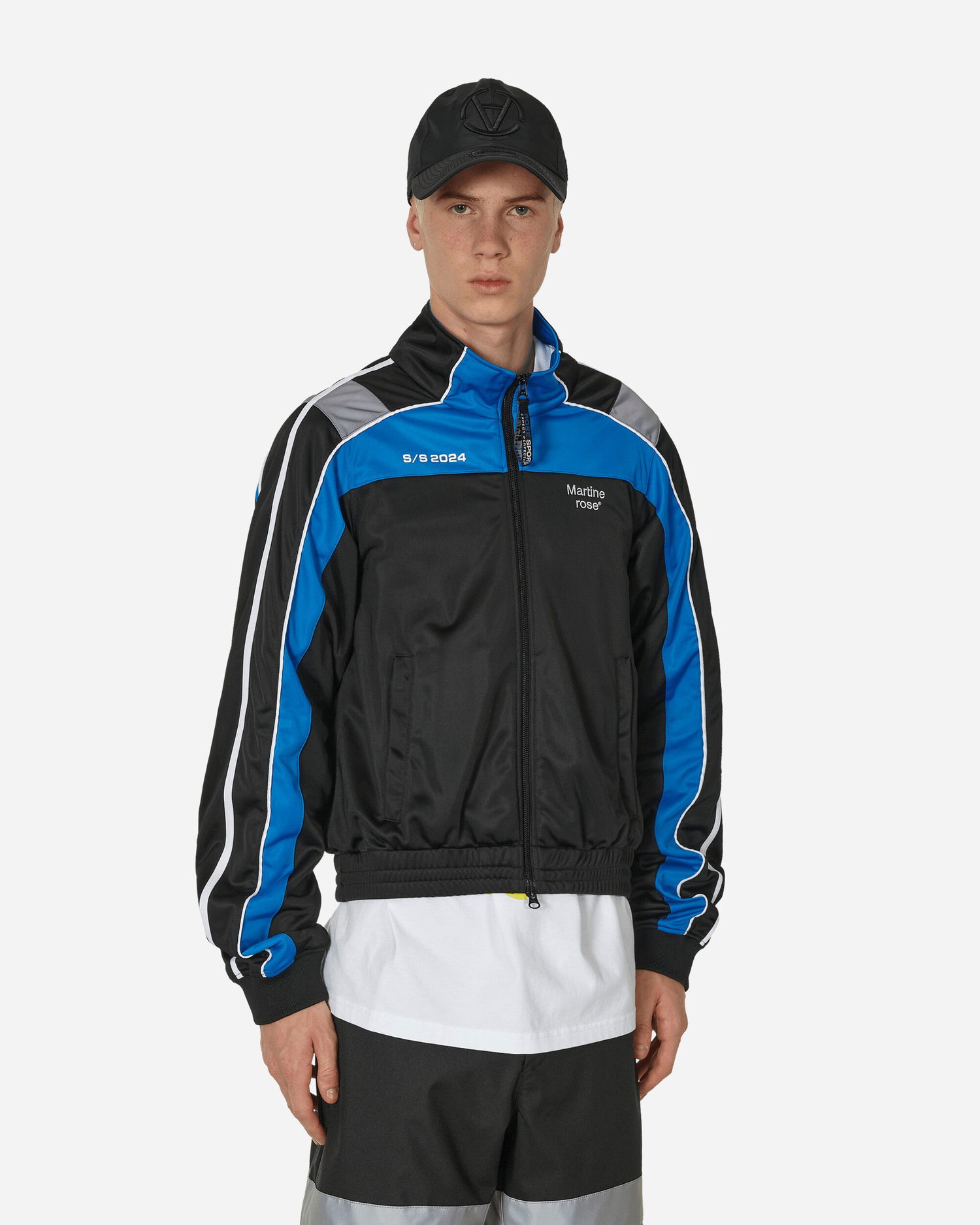 Яке Martine Rose Shrunken Track Jacket Черно | MRSS24-137 BLBLGR, 1