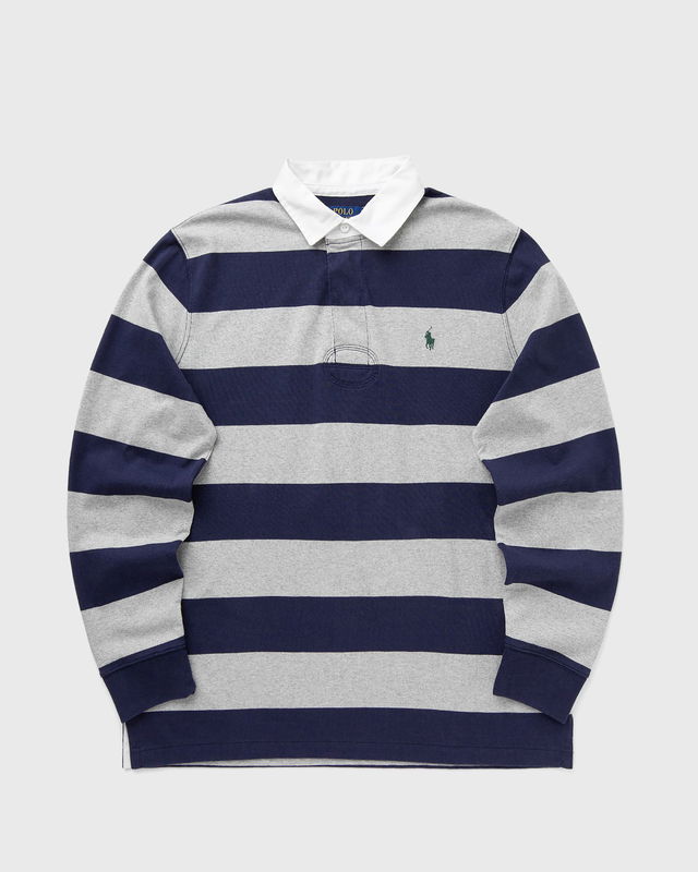 Long Sleeve Striped Rugby Shirt