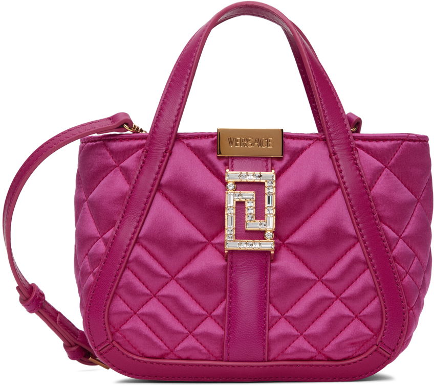 Раници и чанти Versace Pink Mini Crystal Greca Goddess Розово | 1012385_1A08808, 0