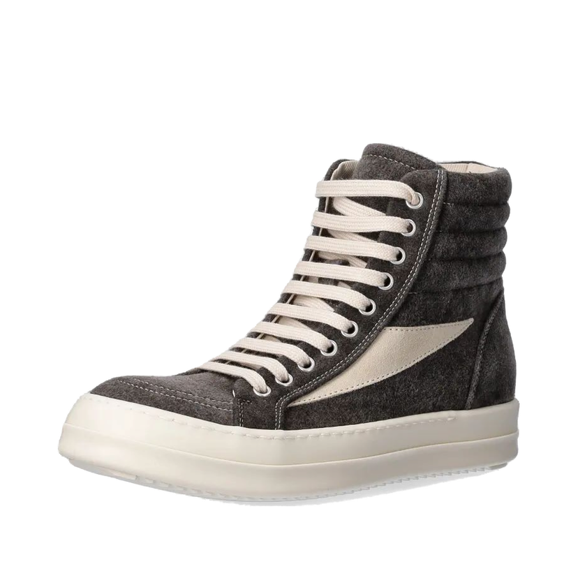 Кецове и обувки Rick Owens Vintage High Sneaks Сиво | DS02D2810.MOLVS