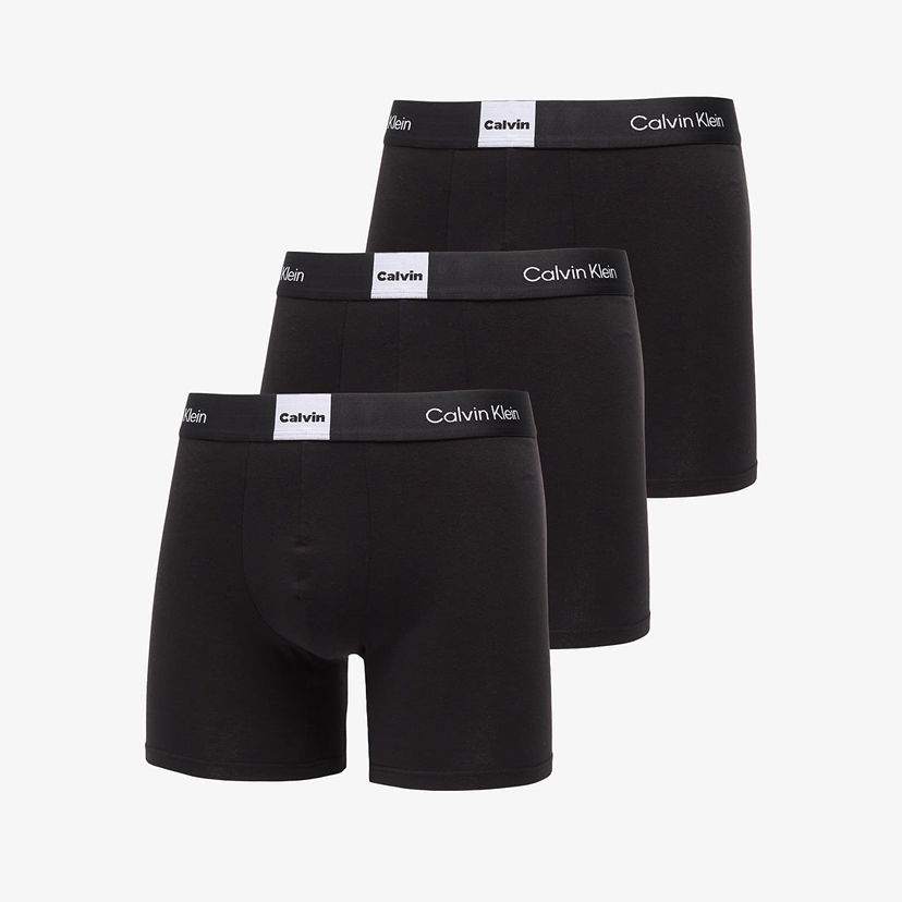 Боксерки CALVIN KLEIN Calvin Klein Boxer Brief 3-Pack Черно | LV00NB4477 UB1