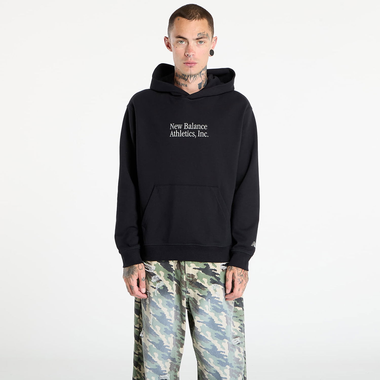 Суитчър New Balance Athletics Classics Hoodie Черно | MT53925BK, 0