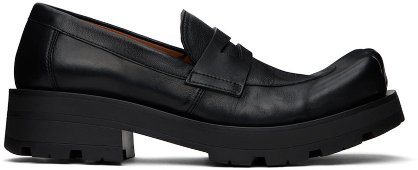 Кецове и обувки Charles Jeffrey Loverboy Moggies Sheathed Platform Split-Toe Loafers Черно | 43150204