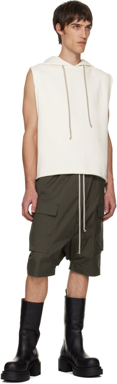 Суитчър Rick Owens Rick Owens Concordians Sleeveless Tunic Hoodie Бяло | RR02E1503 JTCD, 3