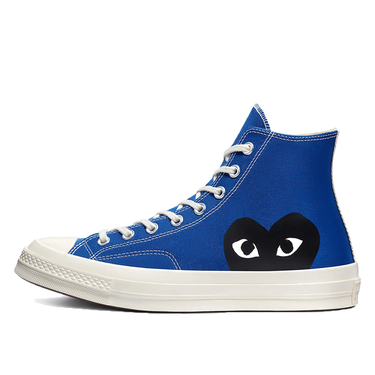 Кецове и обувки Converse Comme des Garçons PLAY x Chuck 70 High "Blue Quartz" Синьо | 171846C, 1