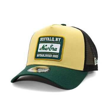 Шапка с козирка New Era New Era Patch Canvas 9FORTY Trucker Hat Жълто | 60603672, 0