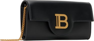 Портфейл Balmain Balmain B-Buzz Leather Wallet on Chain Черно | DN1ON197LAVE, 1