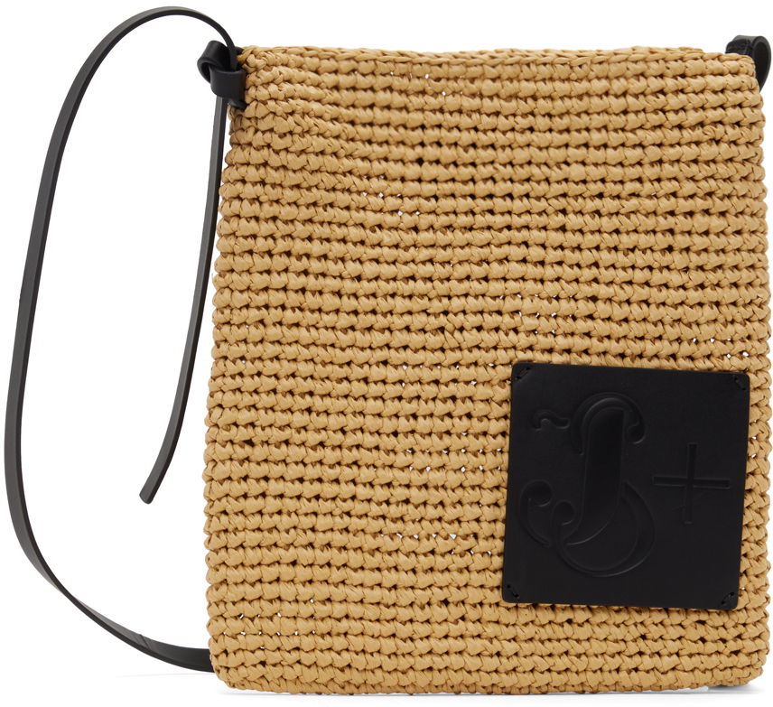Чанта през рамо Jil Sander Crochet Crossbody Bag Бежово | J49WG0011_P6657, 0