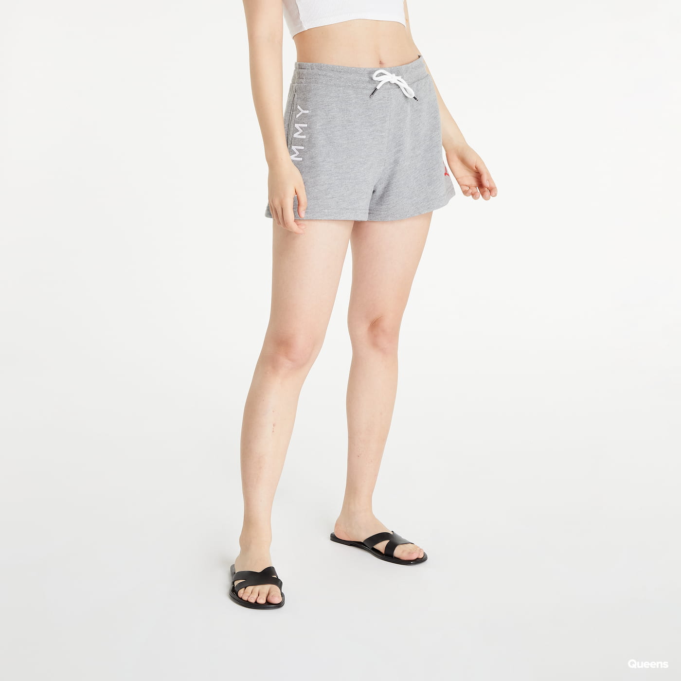 Къси панталони Tommy Hilfiger Embroidery Short Сиво | UW0UW02869 P4A, 0