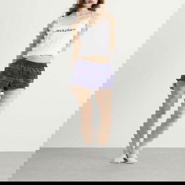 Пижама SKIMS CPFM Sleep Lace Cami & Flannel Short Sleep Set Fa La La Plaid Многоцветен | ST-SST-10056W-MFA, 6