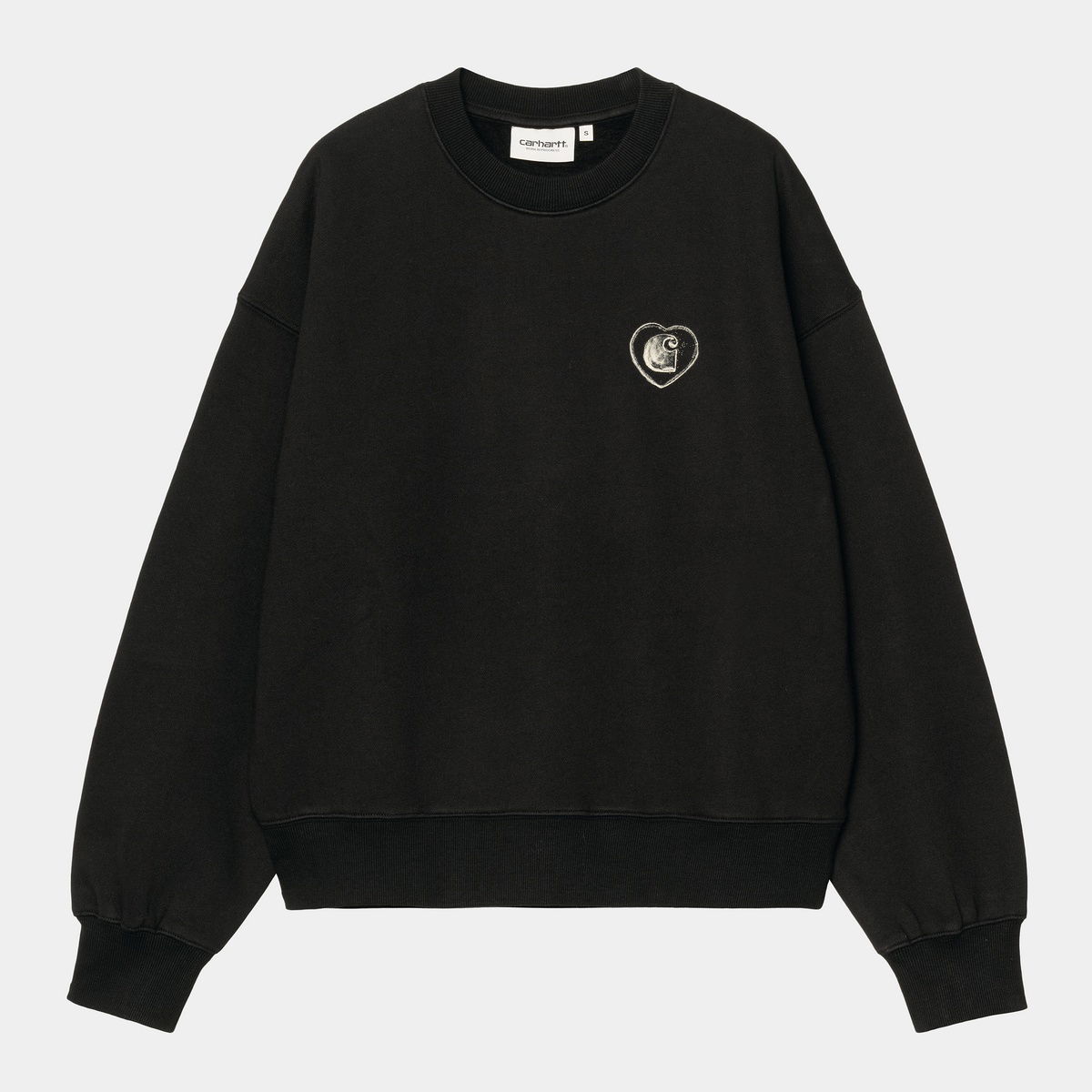 Суитчър Carhartt WIP Hearts Of Hartts Sweatshirt Черно | I035511_9, 0