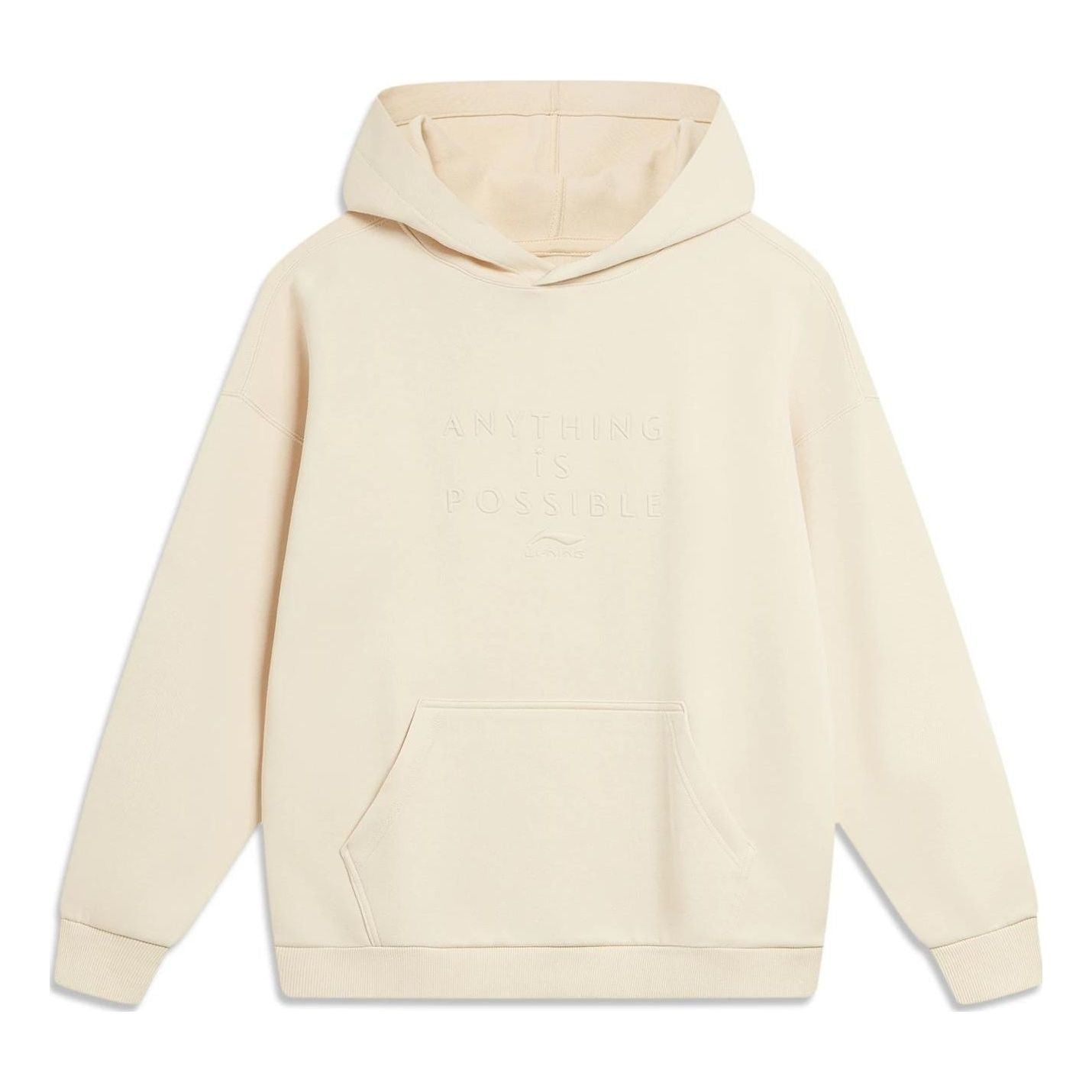Суитчър Li-Ning Anything Is Possible Hoodie Бежово | AWDT757-1, 0