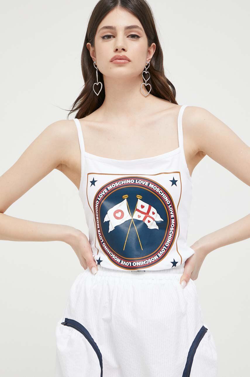 Потник Moschino Love Tank Top Бяло | W.4.H89.01.E.1951, 0