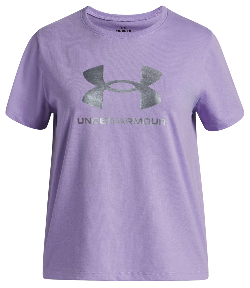 Тениска Under Armour Rival Shimmer Short Sleeve T-Shirt Лилаво | 6004129-538