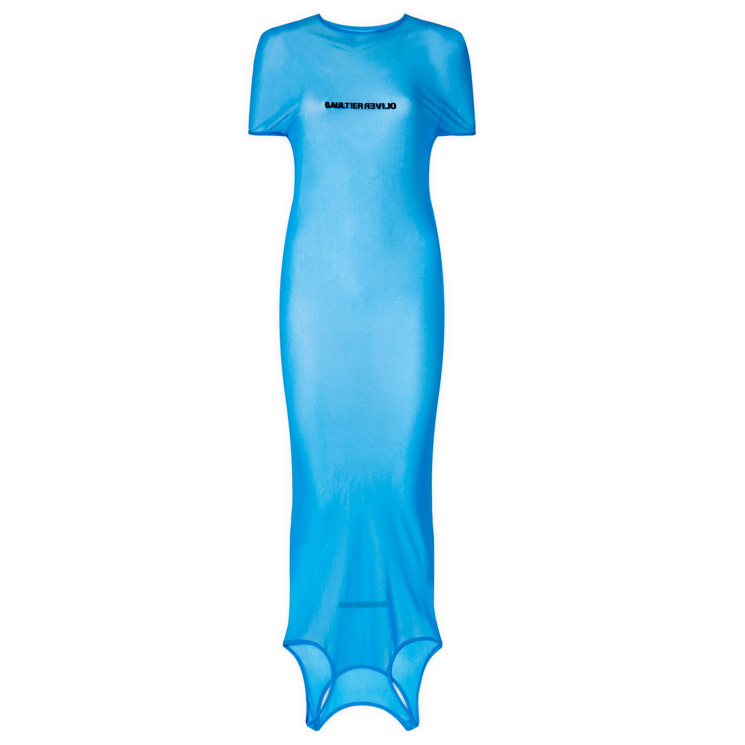 Pокля Jean Paul Gaultier Double Side Mesh Dress Синьо | 24-27-F-RO121I-T001-7300, 0
