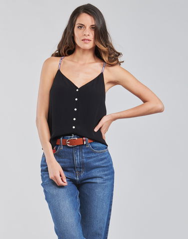Потник Tommy Hilfiger CAMI BUTTON THRU TOP Черно | DW0DW09762-BDS, 2
