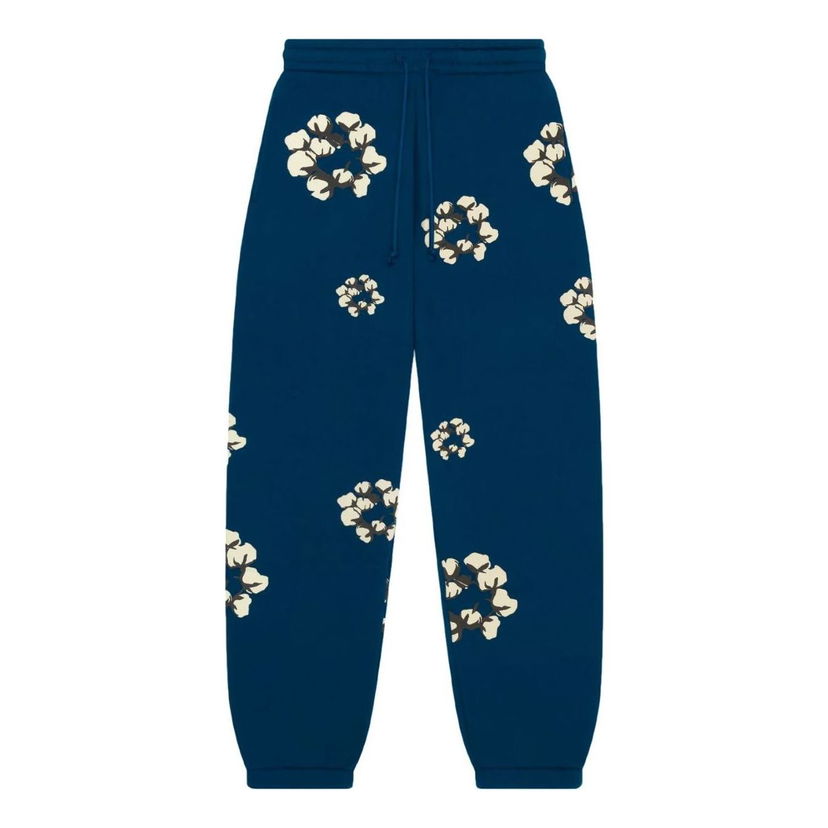 Спортни панталони Denim Tears Denim Tears x Cactus Plant Flea Market Cotton Wreath Sweatpants Синьо | DTCT-5985